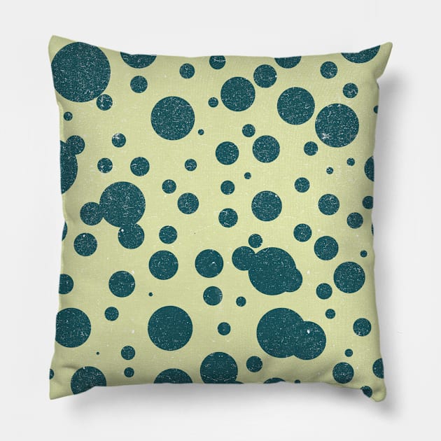 Ceramic Tile Dot Pattern Pillow by StudioGrafiikka