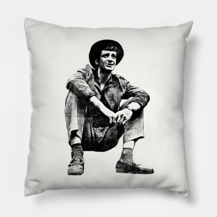 Jean-Paul Belmondo † Retro Fan Art Pillow