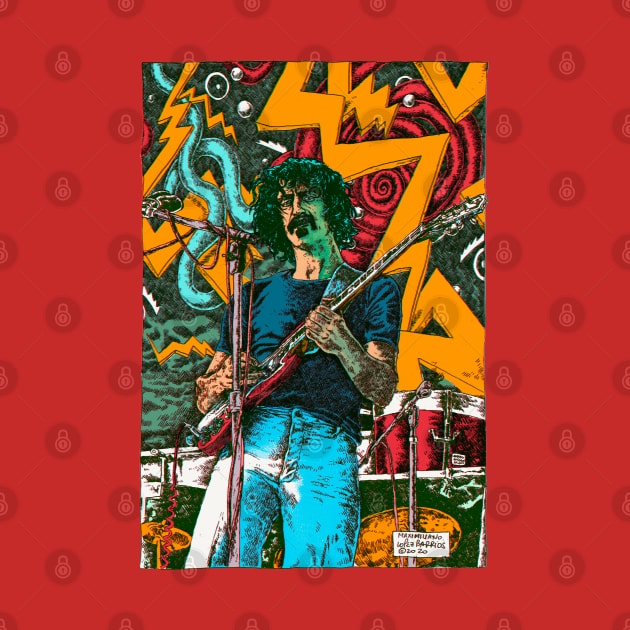 Frank Zappa N°2, by Maximiliano Lopez Barrios by Grafixo Sur