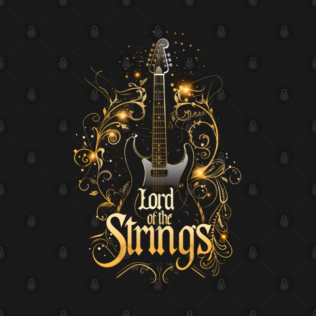 Lord of the Strings - Stratto Guitar - Fantasy by Fenay-Designs