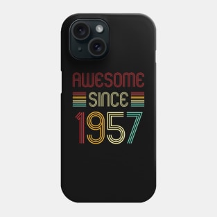 Vintage Awesome Since 1957 Phone Case