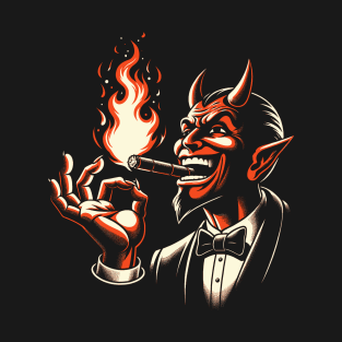 Smoking Devil T-Shirt