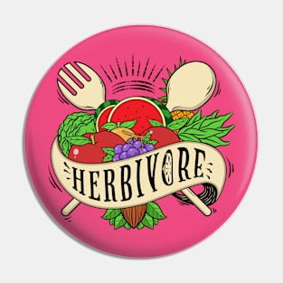 "Herbivore" go veg people Pin