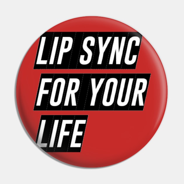 Lip Sync For Your Life Pin by richercollections