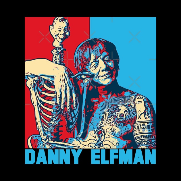 danny elfman art visual by Papa Lauren