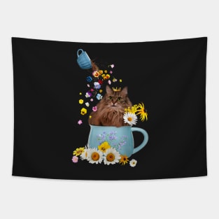 Custom Art : Coffee Makes Everyday Beautiful Tapestry