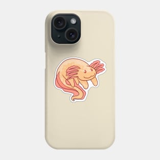 Albino Axolotl | Golden Axolotl Phone Case