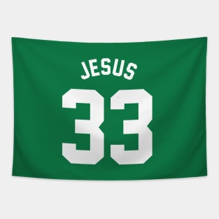 Jesus 33 Tapestry