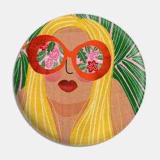 Summer Lady Pin