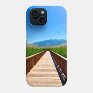 A Bridge to the Mountains Phone Case