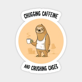 Sloth Coffee Custom Magnet