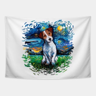 Jack Russell Terrier Night Tapestry