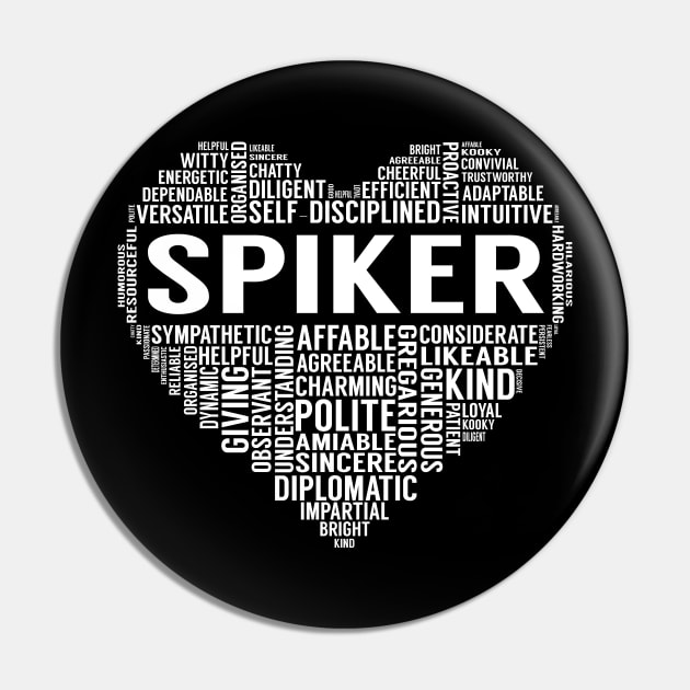 Spiker Heart Pin by LotusTee