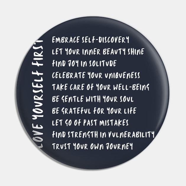 Embrace self-discovery Pin by Lytaccept