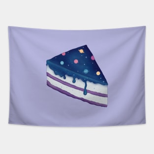 Cosmic Galaxy Cake Tapestry