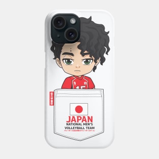 Olympic Sakusa Pocket Chibi Phone Case