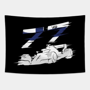 We Race On! 77 [Flag] Tapestry