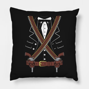 Gunslinger Sheriff Halloween Costume Pillow