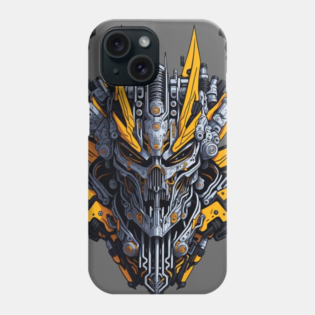 Mecha Skull S03 D39 Phone Case by Houerd