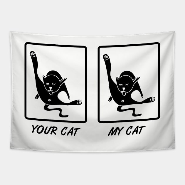 Your Rude Cat My Rude Cat Tapestry by atomguy