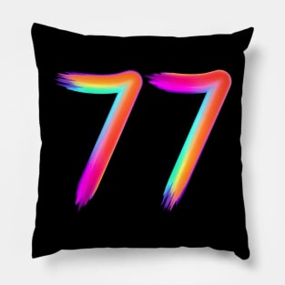 brushed 77 Pillow