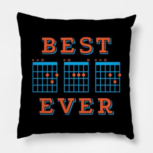 Best Dad Ever Guitar DAD Chords Tab Pillow