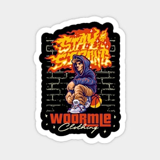 Hip Hop Streetwear Basketball College University Hobby Magnet