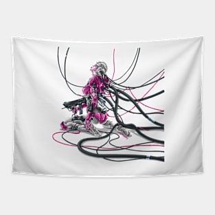 Pink Phantom Tapestry