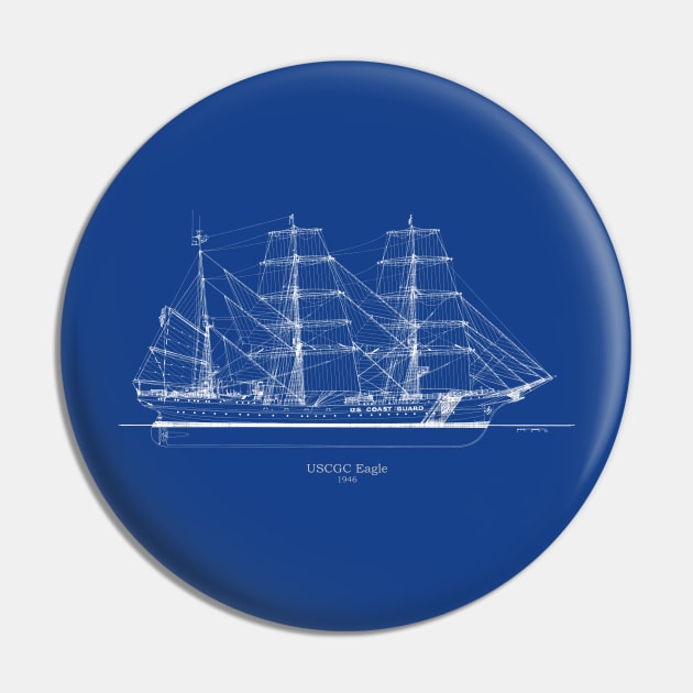 United States Coast Guard Cutter Eagle wix-327 - A Pin by SPJE Illustration Photography