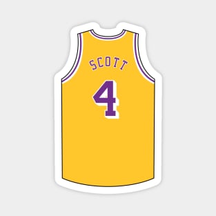 Byron Scott Los Angeles Jersey Qiangy Magnet