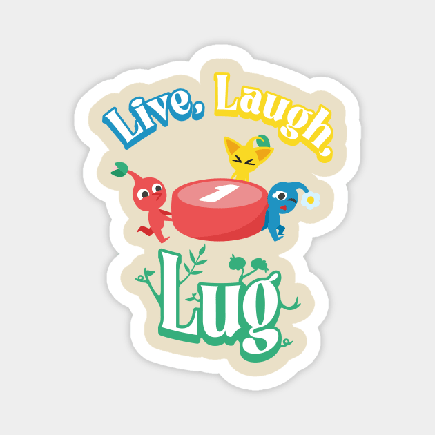 Pikmin Live Laugh Lug Magnet by Benlo