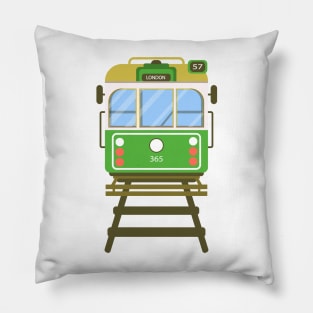 Tram train Pillow