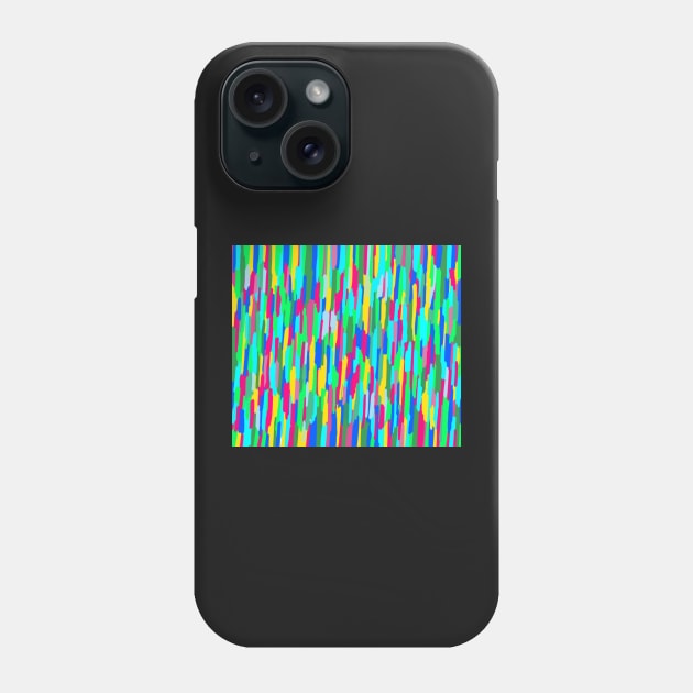 Rainbow Color Drips Abstract Print Phone Case by DanielleGensler