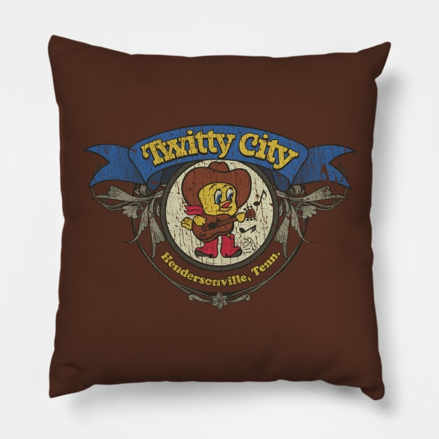 Twitty City Tennessee 1982 Pillow by JCD666