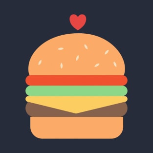 Cute and adorable foodie burger T-Shirt