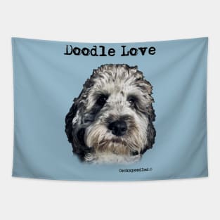 Doodle Dog Love Tapestry