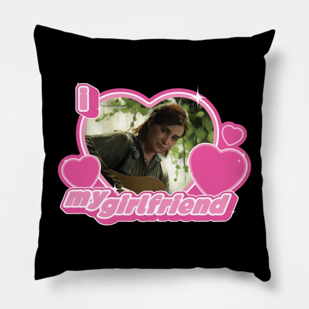 Ellie Girlfriend TLOU Pillow by Hanneliza