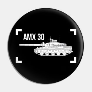 AMX 30 Main battle tank of the French Army Pin