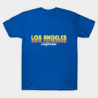  Los Angeles - California - Throwback Design - Classic T-Shirt :  Clothing, Shoes & Jewelry