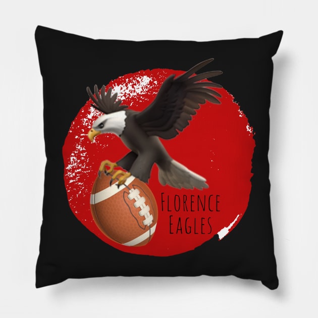 FHS Eagles Pillow by BrushingBlu-LTD