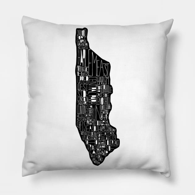 Manhattan Pillow by astronaut