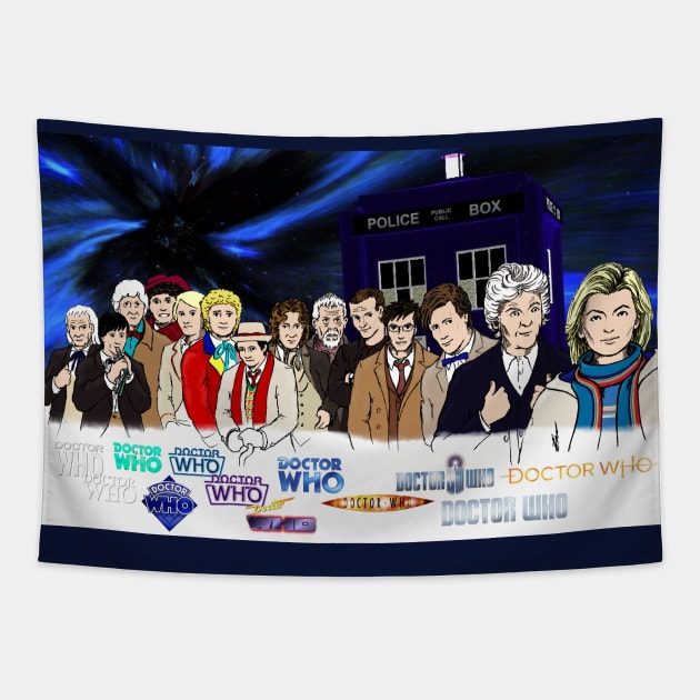 14 Doctors Tapestry by Kerchow