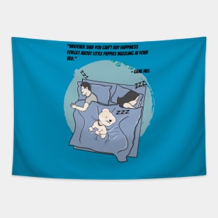 Funny Dog Quote Tapestry