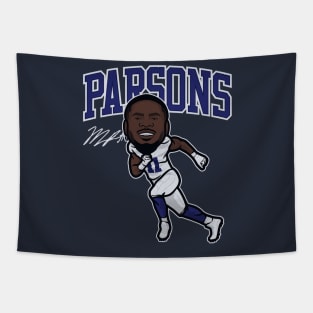 Micah Parsons Dallas Toon Tapestry