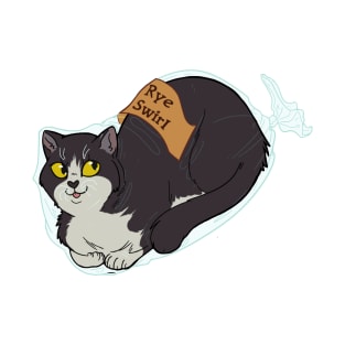 Catloaf: Rye Swirl (Tuxedo) T-Shirt