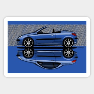 Lot de 2 stickers autocollants Peugeot 206- - Déco Sticker Store-8.99€