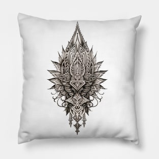 Thai Tattoo 1: Thai Sak Yant Tattoo Design Pillow