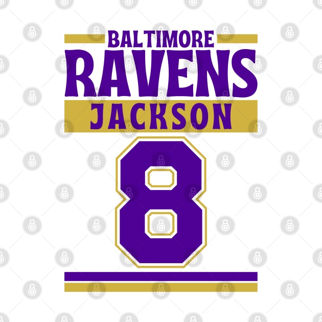 Baltimore Ravens Jackson 8 Edition 3 by Astronaut.co