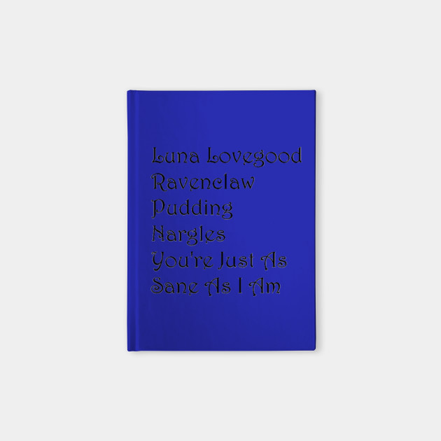 Luna Lovegood Aesthetics Luna Lovegood Notebook Teepublic