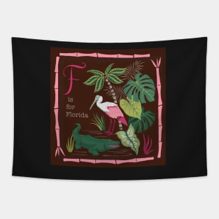 F is For Florida Tapestry